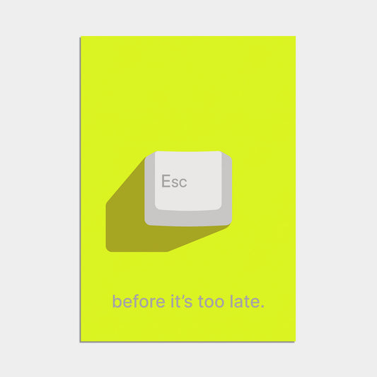 ESC Poster neon