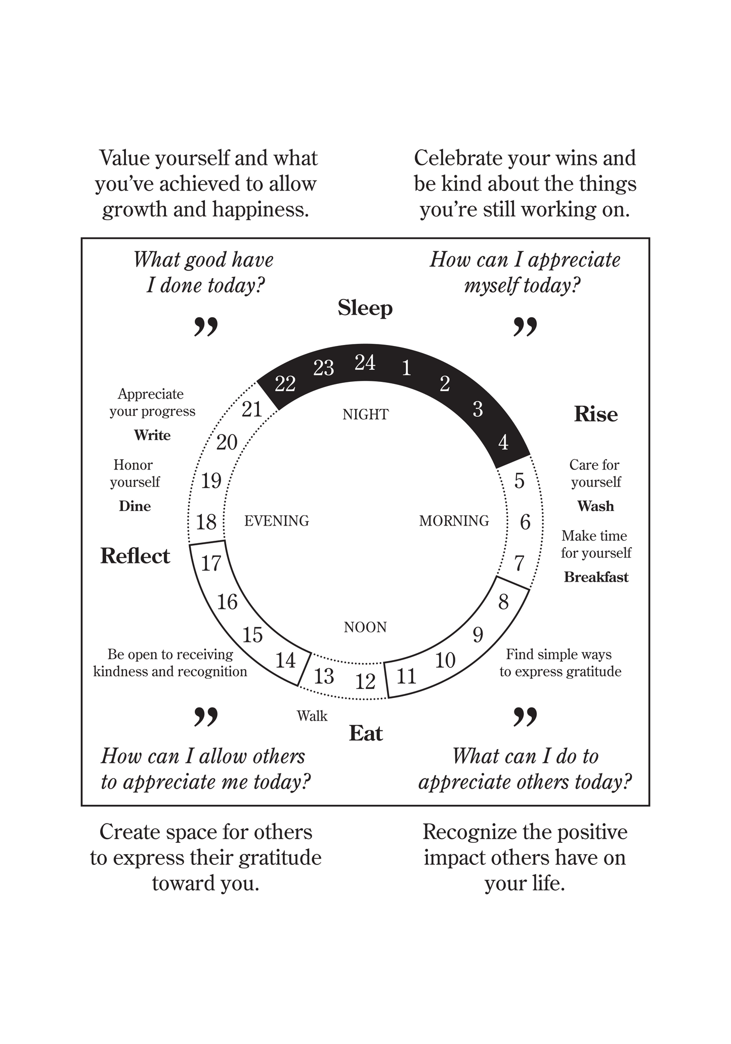 The Schedule Poster black