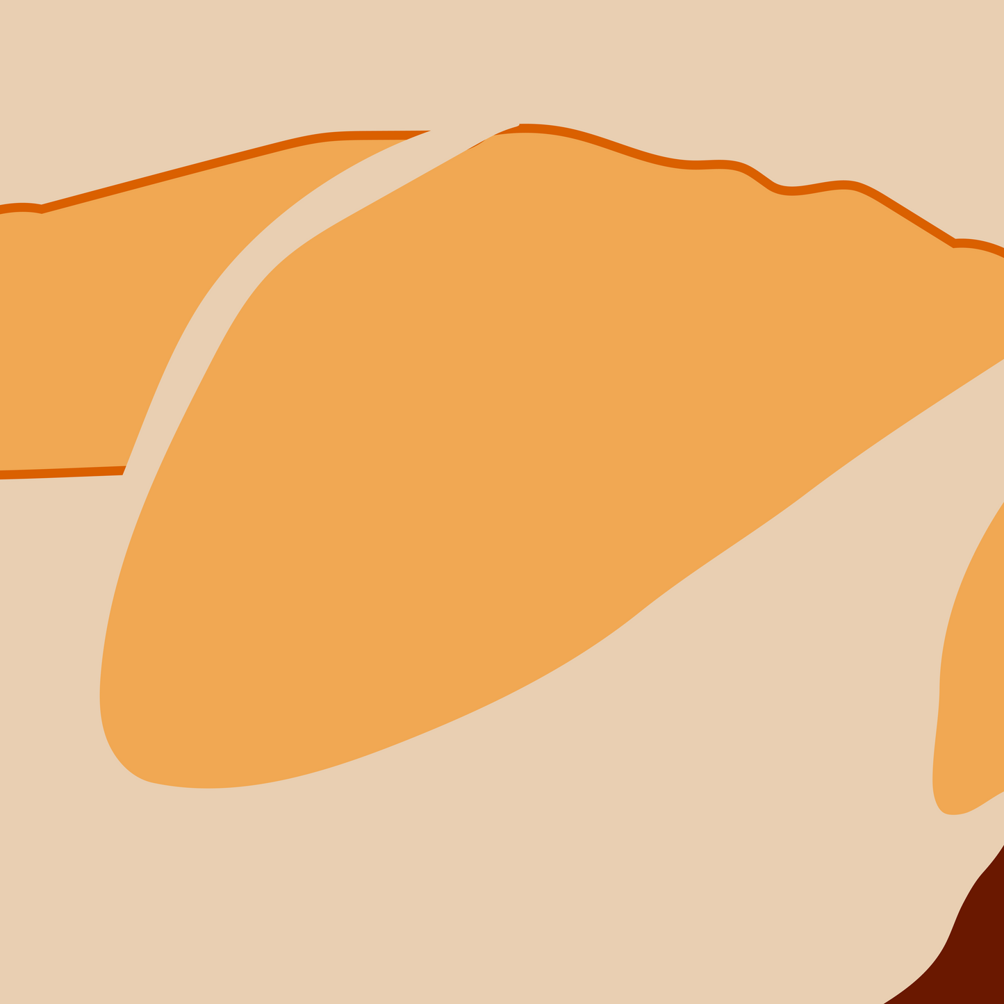 Minimal Beach Girl Poster Beige – Modern Nude Swimsuit Art Print