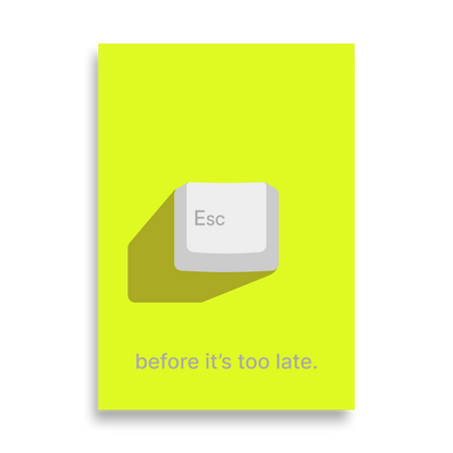 ESC Lime Poster